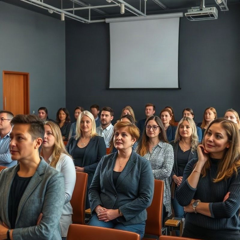 Seminář Vognmand Cv ApS v moderní učebně